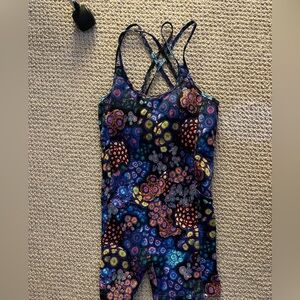 Blackmilk (S) Workout Onesie - Coral